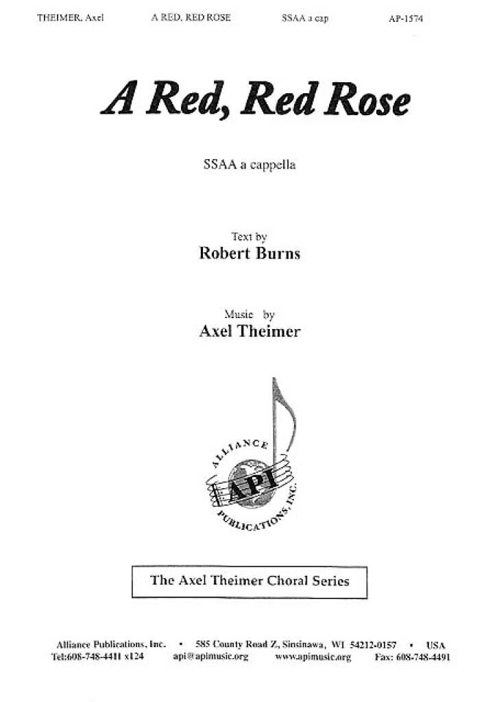 A Red, Red Rose